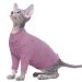 PUMYPOREITY Cat Clothes Sphynx Hairless Cat Clothes Cat Clothes Sphynx Cat Clothes Cat Body After Op (Red S) S A-Red
