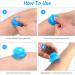 QISEEYA 6-Piece Silicone Cupping Therapy Set for Cellulite & Pain Relief - Professional Studio & Home Use - Blue - Buy Online on GoSupps.com