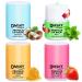 DMSKY 4 Pack Lip Sleeping Mask Set Lip Butter with Propolis and Vitamin E Lip Balm for Dry Lips Reduce Lip Lines and Improve Lip Color