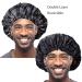 BONNET QUEEN Silk Satin Hair Bonnet for Sleeping - Double Layer Reversible Night Sleep Cap for Curly Hair - Buy Online on GoSupps.com