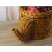 Fruit Fruit Bowl Handmade Weaving Animal Fruit Bowl Fruit Dish Bread Basket for Kitchen Food Picnic Bread Sundry Storage Basket Decorative Fruit Basket Plates (Color : Bianco) - Buy Online on GoSupps.com