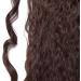 26 Inch Ombre Curly Wrap Around Ponytail Hair Extension - Synthetic Yaki Ponytail in Natural Black & Dark Auburn - Buy Online on GoSupps.com
