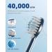 Phniti Sonic Electric Toothbrush for Adults - 8 Brush Heads, Fast Charge, 4 Modes, 40,000VPM, Waterproof (Blue) - Buy Online on GoSupps.com