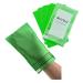 Modu 5 Pcs Korean Exfoliating Mitt Bath Washcloth 9.1 X 6 in-Asian Italy Towel (Large 5 Pcs Green) 5 Count (Pack of 1) 5