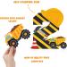 Construction 2nd Birthday Party Supplies - Paper Mache 2 Number Sign, Dump Truck Decor, Construction Hat Ornaments - Buy Online on GoSupps.com