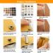 Caydo 400 Set Snap Fasteners Kit for Leather Rivets, Eyelets, Grommets, Snap Buttons - Ideal for Leather Jackets, Jeans - Includes Fixing Tools - Buy Online on GoSupps.com