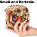 Stylish Menstruation Pad Bag with Zipper - Abstract Tiger Portrait | Women's Tampon & Napkin Organizer - Buy Online on GoSupps.com