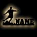 LED Kicker Football with Name Gifts for Footballers Boys Clubs Coaches Players for Birthday I DIY Set