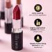 Frankie Rose Long Lasting Smudge Proof Lipstick for Women | Buildable Jojoba Oil Formula | Cruelty-Free Lip Makeup in Cabernet | Perfect for All Skin Tones - Buy Online on GoSupps.com