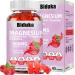 Biduka 900mg Magnesium Complex 65 Raspberry Gummies Sugar Free Magnesium Glycinate & L-Threonate Potassium Supplement with Vitamin D B6 CoQ10 for Relaxation