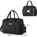 Welavila Baby Changing Bag: Diaper Bag for Mom & Dad with Changing Pad & Insulated Pockets - Convertible Travel Tote Messenger in Black - Buy Online on GoSupps.com