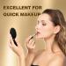 Qislee Compact Mirror Bulk Set - Round Makeup Mirror for Purse (Black) - Pack of 4 - Buy Online on GoSupps.com