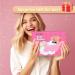 Perjoy 8pcs Nature Bubble Bath Bombs - Pamper Gifts Set for Kids, Girls, Women - Perfect for Easter, Mother's Day, Birthdays - Barbiepink - Buy Online on GoSupps.com