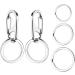 Jovitec 3 Sets Dog Tag Clip Durable Dog ID Tag with Rings for Dogs and Cats Collars Harnesses - Buy Online on GoSupps.com