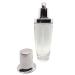 Empty Glass Perfume Bottle Conical with Silver Fine Mist Atomiser (50ml)