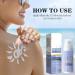 Sunscreen Milk - Anti-UV Face and Body Lotion 60ml Fast-Absorbing Cosmetic Water-Resistant Solution for Travel Mountaineering Hiking Cycling - Buy Online on GoSupps.com