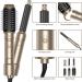 Detachable Hot Air Brush Set - Ionic Hair Dryer & Volumizer Thermal Curler Wand for Effortless Styling | International Shipping - Buy Online on GoSupps.com