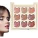 Lip Gloss Palette - 9 Shades of Makeup for Women - Lightweight Velvet Finish Compact Size for Travel School Dates & Events - Buy Online on GoSupps.com