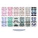 Be In Your Mind 12 Sheets Marble Nail Art Stickers Full Wrap Strips Self-Adhesive Nail Stickers Decal Marble Printed Nail Art Polish Decals with Nail File for Women Girls DIY Nail Art