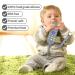 Viyuse TV Remote-Shaped Baby Teether | Soft Chew Toy for Early Education and Teething Relief | Infant Teether for Babies 3-12 Months (Black) - Buy Online on GoSupps.com