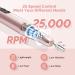 MelodySusie Electric Nail Drill Kit - 11 in 1 Cordless 25000RPM Professional Efile for Acrylic Nails - Portable Rechargeable Manicure Pedicure Tool (Gold) - Buy Online on GoSupps.com