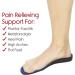 Envelop Thin Insoles for Men and Women - High Arch Support for Flat Feet & Plantar Fasciitis - Foot Relief Orthotics for Metatarsalgia, Heel Spur & Foot Pain - Unisex US Men's (9.5 -) - Buy Online on GoSupps.com