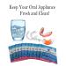 SmartGuard Premium Cleaner Crystals (110 Cleanings) - Removes Stain, Plaque & Odor for Dentures, Clear Braces, Mouth Guard & Retainers - Buy Online on GoSupps.com