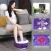ECARBME Foot Spa Bath Massager with Heat, Bubbles, Vibration Massage, Jets, Tea Tree Oil Soak, Epsom Salt - Pedicure Spa with Infrared Light, 22 Rollers, Adjustable Temp - Violet - Buy Online on GoSupps.com