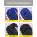 Shayee Shoes Heel Protector 2 Pairs Black 9.5-10.5 | Self-Adhesive Sole Repair Plates for Men and Women Sneakers | Noise Reduction & Skid Proof Cushion - Buy Online on GoSupps.com