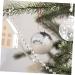 Ciieeo 2 Boxes Christmas Ball Pendant Decor Fillable Christmas Ball Lovely Xmas Pendant Ball Wedding Silverx2pcs 7X8X9CMx2pcs - Buy Online on GoSupps.com