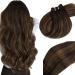 Vivien real hair extensions bricks remy extensions tress real hair darkest brown ombre medium brown balayage tress real hair extensions 55cm 100g #2/8/2 22 zo11 2-1 confessions #2/8/2