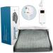 Shop Heated Foot Warmer | Washable Lining Winter Gift for Women - Gray Boot Warmer with US Plug - Buy Online on GoSupps.com
