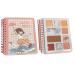 Girls Fruit Eye Shadow Take Notes Eye & Cheek Notebook Tea Earth Color Eye Shadow Makeup Cosmetics (B)