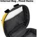 Stylish Women's Napkin Storage Pocket - Yellow Elephants & Black Stripes - Portable Menstrual Cup & Bandage Bags for First Period - Buy Online on GoSupps.com