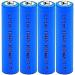 Long Lasting 10440 Ion Top Batteries 3.7V 1000 Ion Replacement Cells for Electric Shaving 4pcs - Buy Online on GoSupps.com