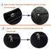 Qazuwa 20 Pack Metal Zipper Pull Tabs Black & Silver Zip Pull Tags for Luggage Bags Jackets & More | International Shipping Available - Buy Online on GoSupps.com