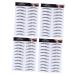 DOITOOL 4pcs Eyebrow Stickers Makeup Stencil Waterproof Bionic Eyebrow Imitation Eyebrow 3d Applique Make up