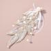 fdsmall Bride Headpieces Hair Barrette Pearl Feather Hair Piece Hair Pin Wedding Hair Accessories for Brides Bridesmaids Women and Girls - Buy Online on GoSupps.com