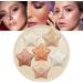 Shimmer Highlighter - Sweatproof Shimmer Powder Palette Enhance Facial Features Longwearing Makeup for Dating Traveling Home Working Gathering Shopping Shakven 02 - Buy Online on GoSupps.com