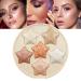Cheek Highlighter Waterproof Long-lasting Glitter Highlighter - Contouring Highlighting Powder for Shopping Dating Traveling Home Working Gathering Pochy 02