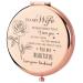 GAOLZIUY Gifts for Wife - Beautiful Wife Gift Rose Gold Compact Mirror  Birthday Gifts for Women  Wedding Anniversary  Valentines Day  Mothers Day for Wife Rose Gold-wife-1 rose gold-wife-1
