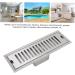 Efficient Rectangular Linear Shower Drain - Fast Water Flow & Odor Prevention for Optimal Bathroom Drainage - Buy Online on GoSupps.com