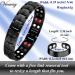 Vicmag Men Magnetic Bracelet | Titanium Steel | Double Row 3500 Gauss | Adjustable Wristband | Black 4 Elements | With Jewelry Gift Box - Buy Online on GoSupps.com