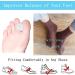 MENOCADY 12-Pack Gel Toe Separator for Bunions - 1/4 Thick Big Toe Spacers - Single Loop Toe Spreader for Overlapping Toe Correction (Clear) - Buy Online on GoSupps.com