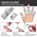 Buy Lollanda Finger Splints & Supports - 2-Piece Splints & 5-Piece Elastic Protectors for Arthritis & Injuries - Adjustable Brace for Swollen Fingers (Gray) - International Shipping Available - Buy Online on GoSupps.com