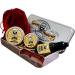 Beard Grooming Kit for Men in Metal Tin - Mens Grooming Kits with Moustache Wax Beard Oil Beard Balm Pocket Sized Mens Comb & Beard Scissors | Dad Gifts for Men Beard Growth Kit | Original