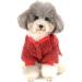 Zunea Red Winter Coat for Small Dogs | Fleece Warm Dog Sweater & Jacket for Chihuahua Cats & Puppies - XL Size (1 Pack) - Buy Online on GoSupps.com