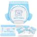 LittleForBig Adult Printed Diapers 10 Pack - Potty Pants (X-Large 121-142 CM) Blue XL
