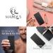 marQus 4-Piece Manicure Set for Women and Men - Professional Pedicure Kit with Nail Scissors, Tweezers, Clippers & Nail File from Solingen - Portable Traveling Essential in Black - Buy Online on GoSupps.com