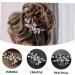 FRCOLOR Bridal Hair Accessories Bridal Headpieces for Wedding Hair Accessories for Prom Diamond Hair Accessories Silver Clips for Hair Wedding Pearls Hair Comb Floral Hair Clip Zinc Alloy - Buy Online on GoSupps.com